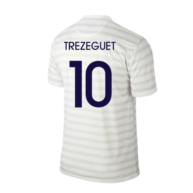 France 2014-15 Away Shirt ((Excellent) M) (Trezeguet 10)-The Soccer Shirt Hub