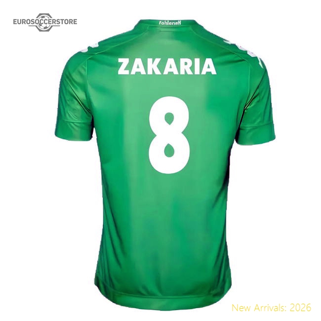 Borussia Monchengladbach 2016-18 Away Shirt ((Very Good) XL) (Zakaria 8)-The Soccer Shirt Hub