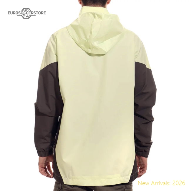 2025-2026 Real Madrid Allweather Jacket (Almost Lime)-The Soccer Shirt Hub