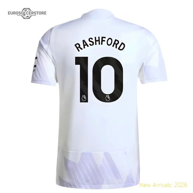 2025-2026 Man Utd Authentic Away Shirt (Rashford 10)-The Soccer Shirt Hub