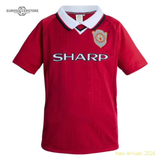 Manchester United 1999 Champions League Final Shirt (Kids)-The Soccer Shirt Hub