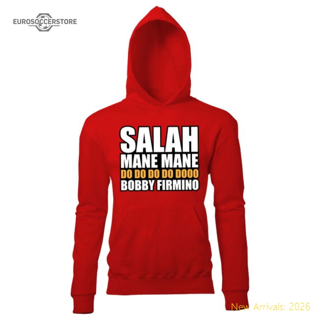 Salah Mane Mane Liverpool Hoody (Red) -Kids-The Soccer Shirt Hub