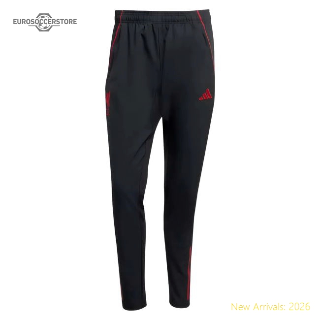 2025-2026 Liverpool Presentation Pants (Black)-The Soccer Shirt Hub