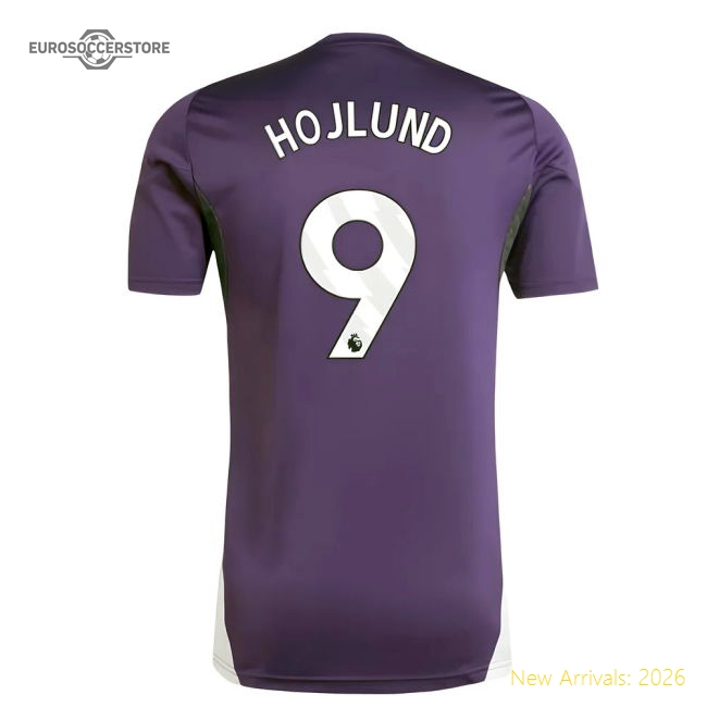 2025-2026 Man Utd Training Jersey (Aurora Plum) (Hojlund 9)-The Soccer Shirt Hub