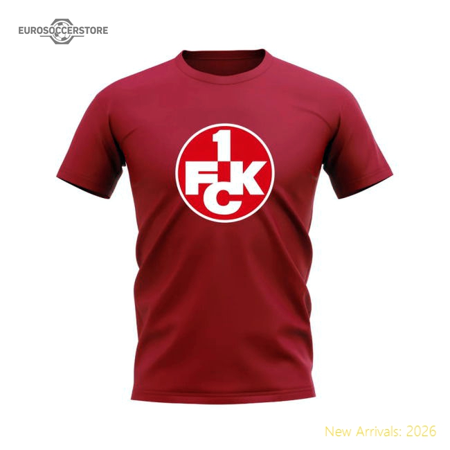 Kaiserslautern Badge T-shirt (Red)-The Soccer Shirt Hub