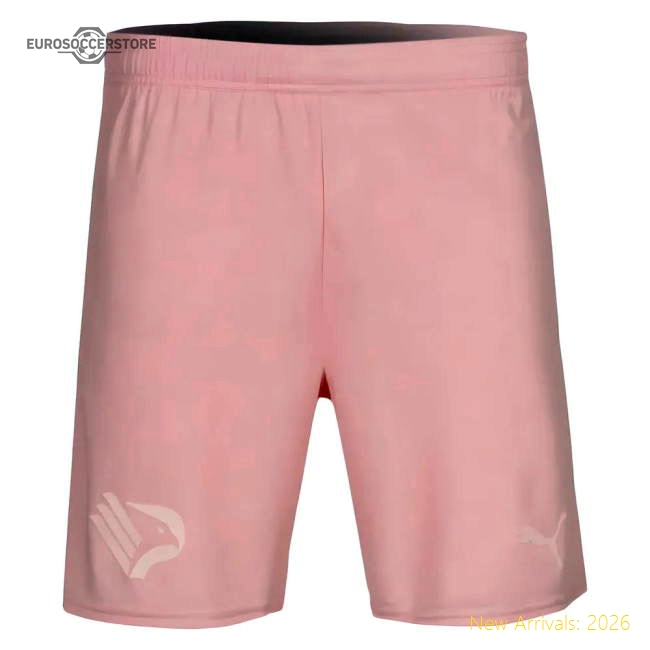 2025-2026 Palermo Home Shorts (Pink)-The Soccer Shirt Hub