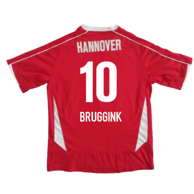 Hannover 2008-09 Home Shirt ((Excellent) M) (Bruggink 10)-The Soccer Shirt Hub