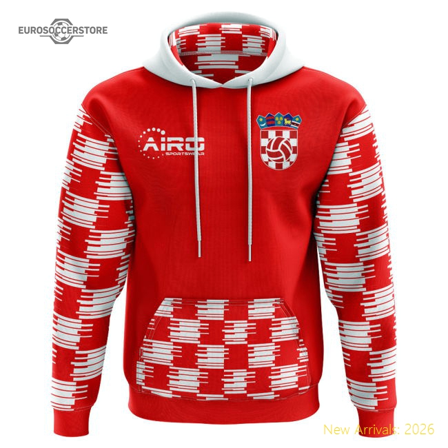 2025-2026 Croatia Home Concept Hoody (Kids)-The Soccer Shirt Hub