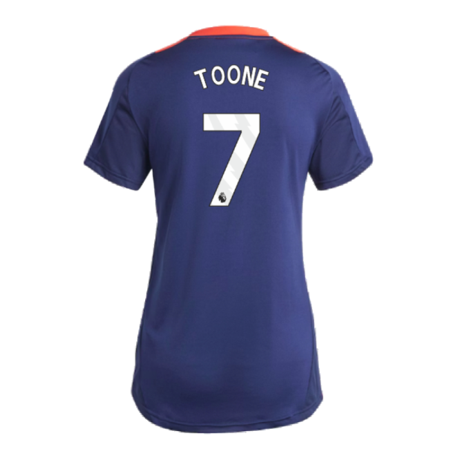 2024-2025 Man Utd Training Jersey (Night Indigo) - Womens (Toone 7)-The Soccer Shirt Hub