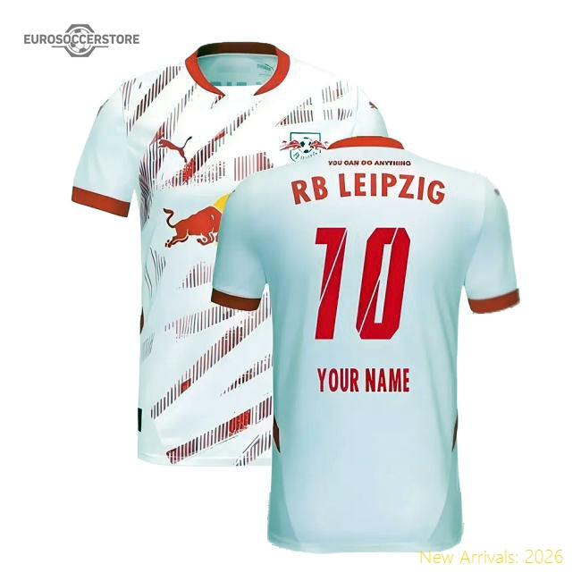 2024-2025 Red Bull Leipzig Home Shirt (Your Name)-The Soccer Shirt Hub