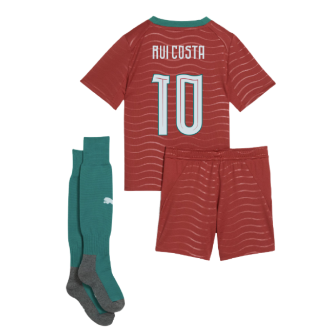 2026-2027 Portugal Home Mini Kit (Rui Costa 10)-The Soccer Shirt Hub