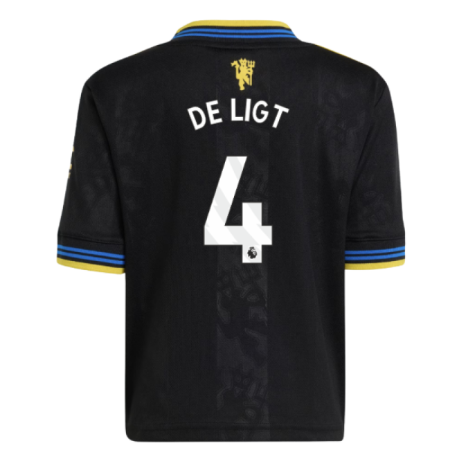 2025-2026 Manchester United Third Mini Kit (De Ligt 4)-The Soccer Shirt Hub