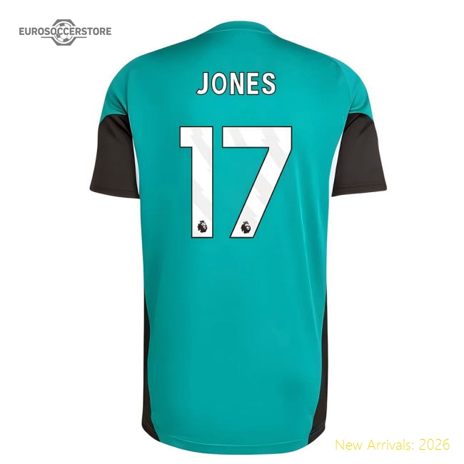 2025-2026 Liverpool EU Training Jersey (Green) (Jones 17)-The Soccer Shirt Hub