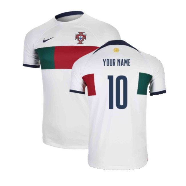 2022-2023 Portugal Away Shirt (Kids) (Your Name)-The Soccer Shirt Hub