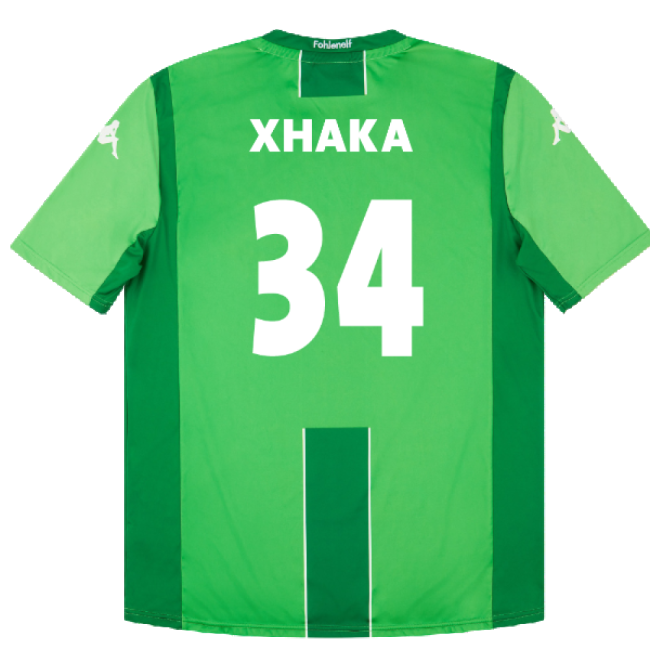 Borussia Monchengladbach 2014-15 Away Shirt ((Excellent) XL) (Xhaka 34)-The Soccer Shirt Hub