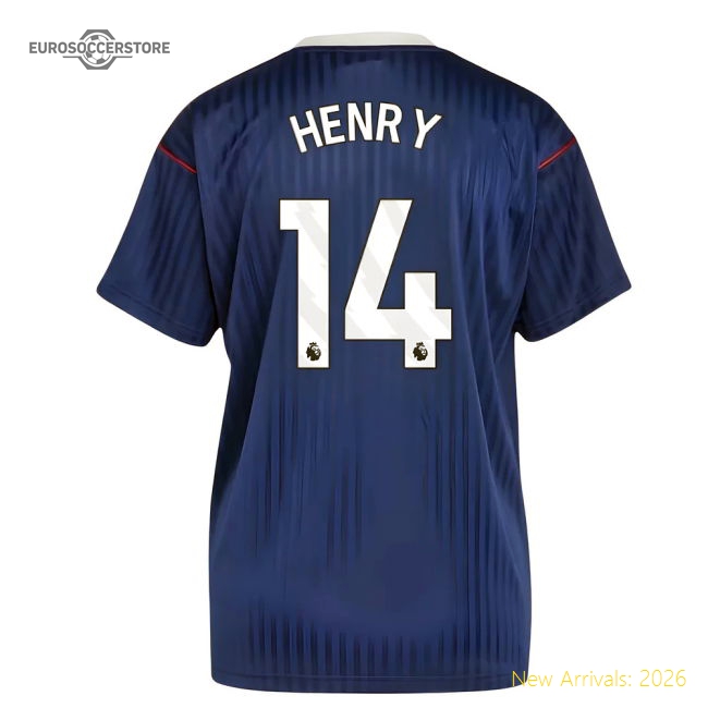 Arsenal Terrace Icons Shirt (Navy) (Henry 14)-The Soccer Shirt Hub