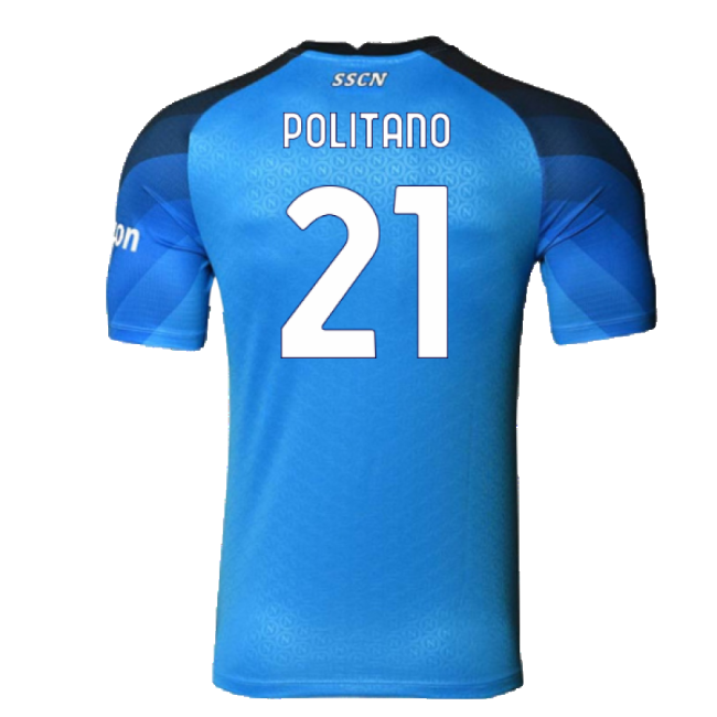 Napoli 2022-23 Player Issue Home Shirt (3XL) (Politano 21) (Excellent)-The Soccer Shirt Hub