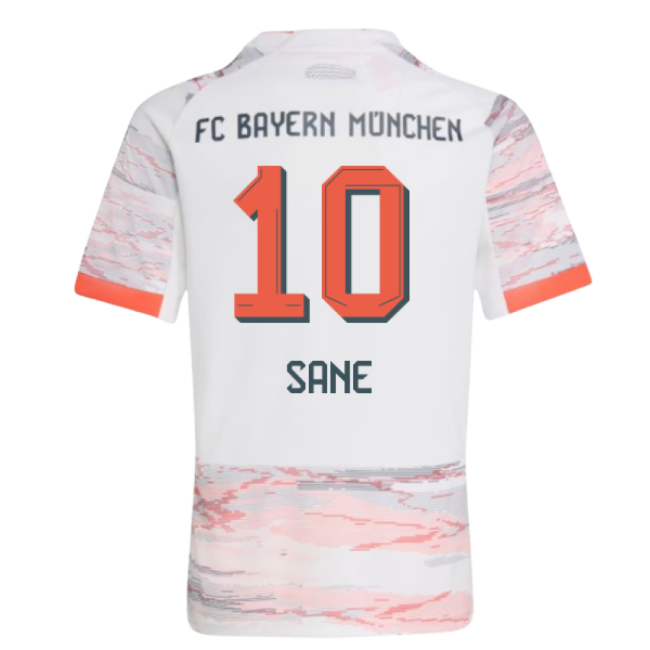 2025-2026 Bayern Munich Away Shirt (Kids) (Sane 10)-The Soccer Shirt Hub