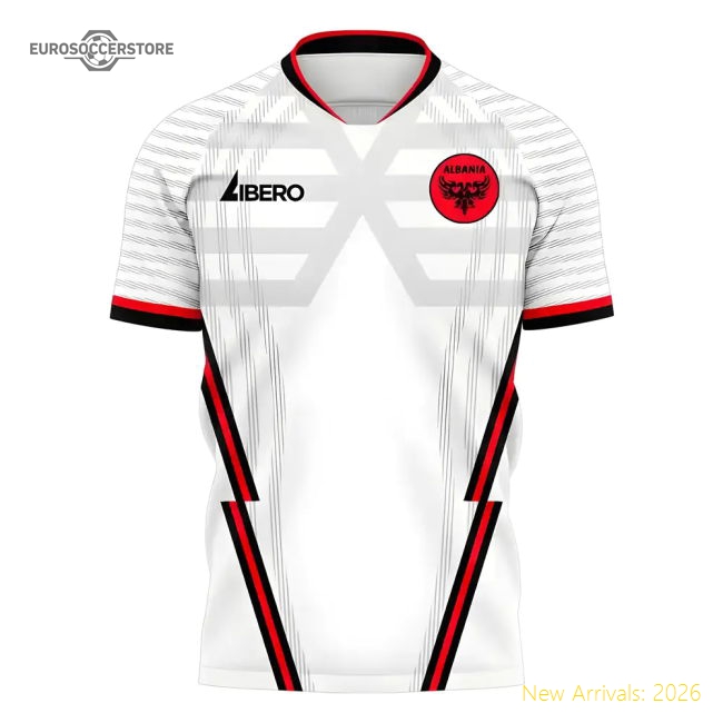 Albania 2025-2026 Away Concept Football Kit (Libero) - Womens-The Soccer Shirt Hub