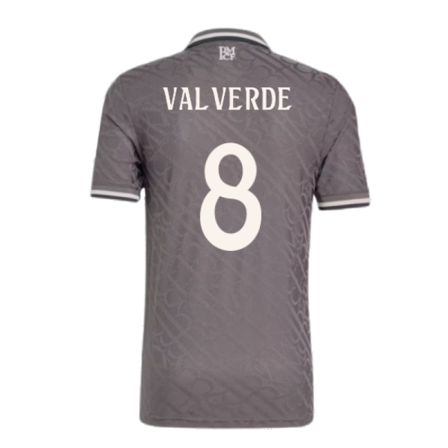 2024-2025 Real Madrid Third Shirt (Valverde 8)-The Soccer Shirt Hub
