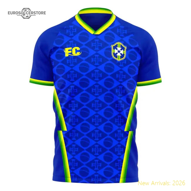 Brazil 2021-2022 Away Concept Football Kit (Fans Culture) (SOCRATES 8)-The Soccer Shirt Hub