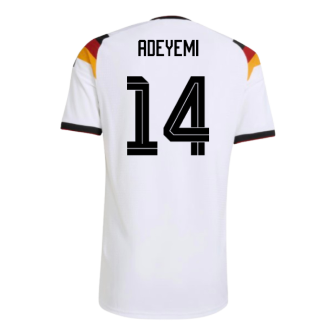 2026-2027 Germany Authentic Home Shirt (Adeyemi 14)-The Soccer Shirt Hub