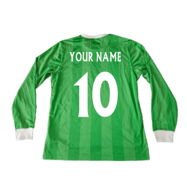Northern Ireland 2010-12 Long Sleeve Home Shirt ((Good) XL) (Your Name)-The Soccer Shirt Hub