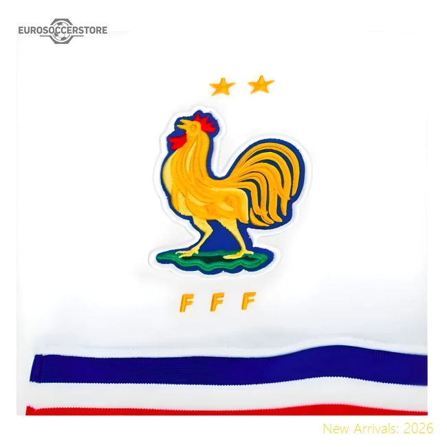 2024-2025 France Home Shorts (White)-The Soccer Shirt Hub