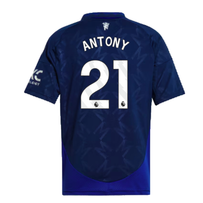 2024-2025 Man Utd Away Shirt (Kids) (Antony 21)-The Soccer Shirt Hub