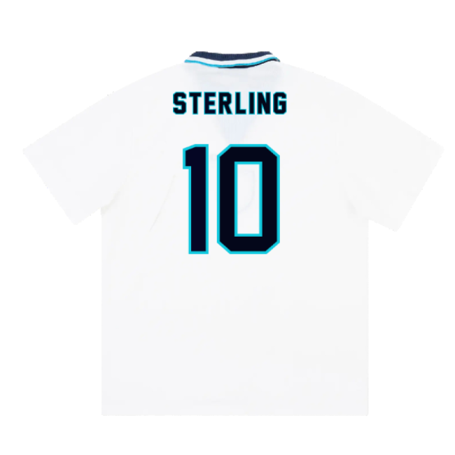 England 1995-97 Home Shirt (XL) (Sterling 10) (Excellent)-The Soccer Shirt Hub
