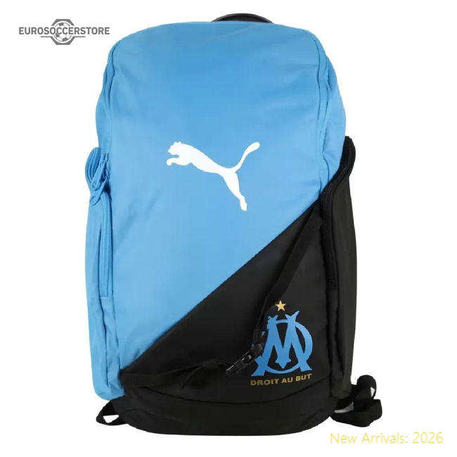 2019-2020 Olympique Marseille Puma Backpack (Blue)-The Soccer Shirt Hub
