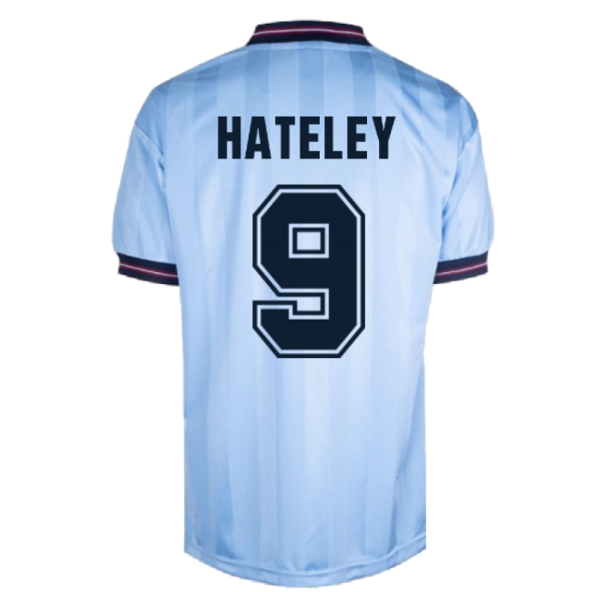England 1986 World Cup Finals Third Shirt (Hateley 9)-The Soccer Shirt Hub