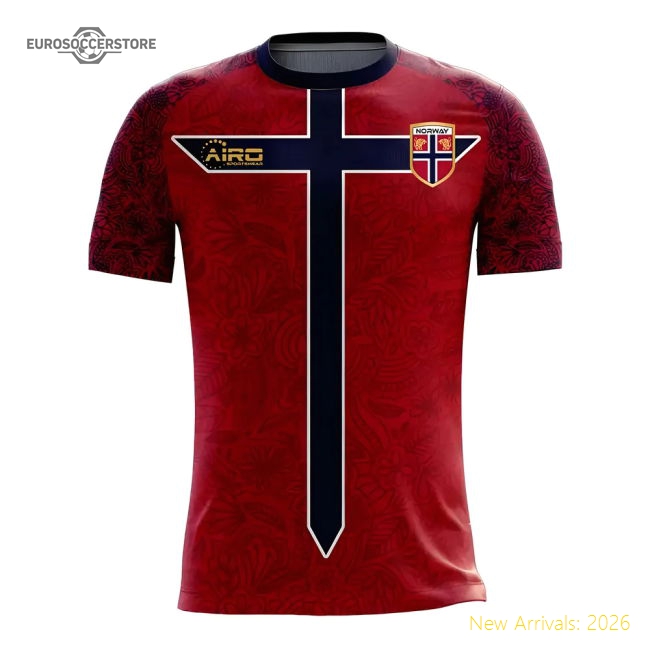 Norway 2024-2025 Home Concept Football Kit (Airo)-The Soccer Shirt Hub