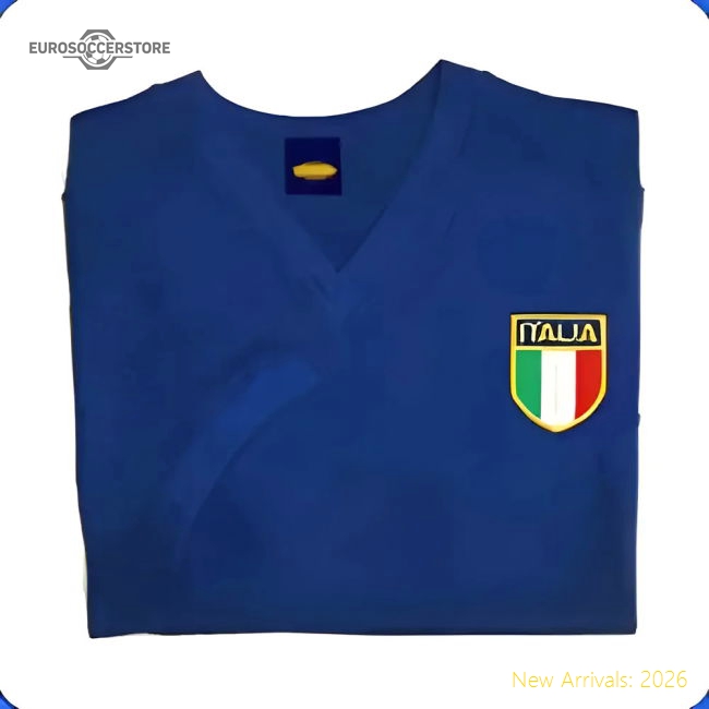 Italy 1960s Home Shirt-The Soccer Shirt Hub