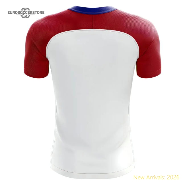 2025-2026 Paraguay Home Concept Football Shirt - Womens-The Soccer Shirt Hub