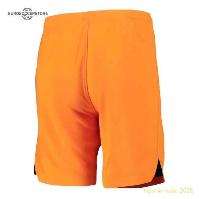 2022-2023 Holland Home Shorts (Orange) - Kids-The Soccer Shirt Hub