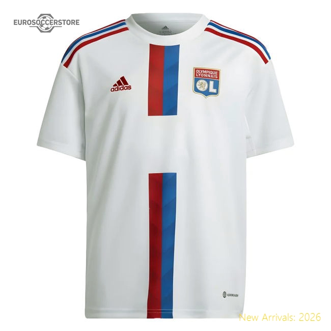 2022-2023 Olympique Lyon Home Shirt (Kids)-The Soccer Shirt Hub