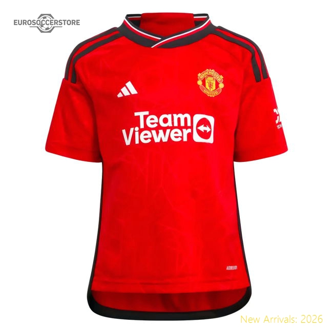 2023-2024 Man Utd Home Mini Kit-The Soccer Shirt Hub
