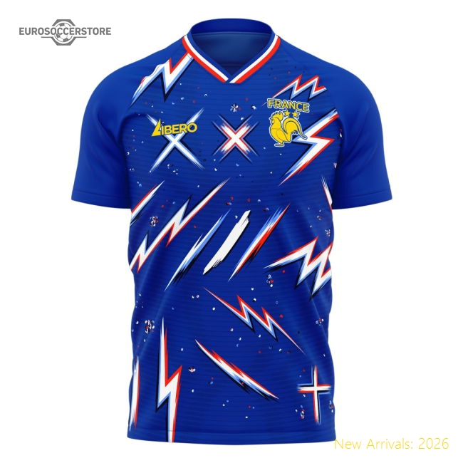 2025-2026 France Home Pre-Match Concept Shirt Womens-The Soccer Shirt Hub