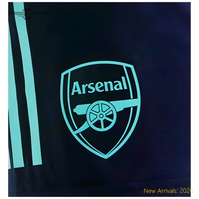 2024-2025 Arsenal Training Shorts (Night Sky)-The Soccer Shirt Hub