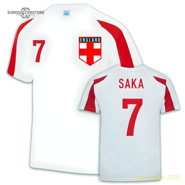 England Sports Jersey Training (Bukayo Saka 7)-The Soccer Shirt Hub