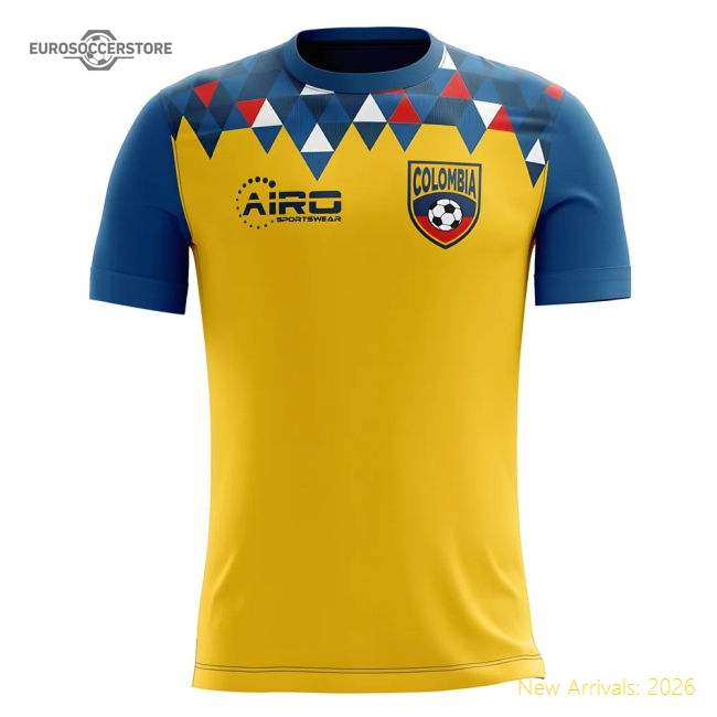 2025-2026 Colombia Home Concept Football Shirt - Womens-The Soccer Shirt Hub
