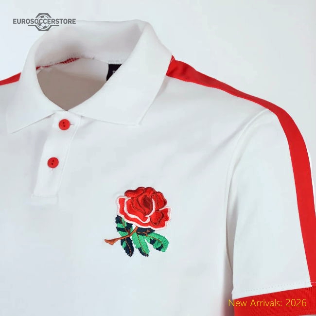 England Rugby World Cup Polo-The Soccer Shirt Hub