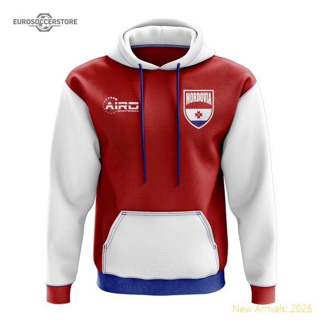 Mordovia Concept Country Football Hoody (Red)-The Soccer Shirt Hub