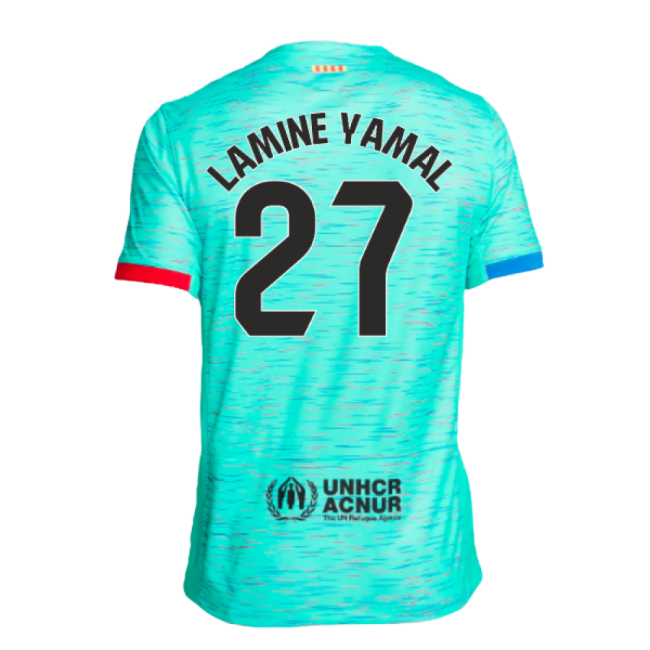 2023-2024 Barcelona Third Shirt (Lamine Yamal 27)-The Soccer Shirt Hub