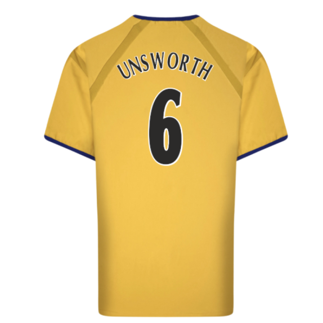 Everton 2003 Anniversary Retro Away Shirt (Unsworth 6)-The Soccer Shirt Hub