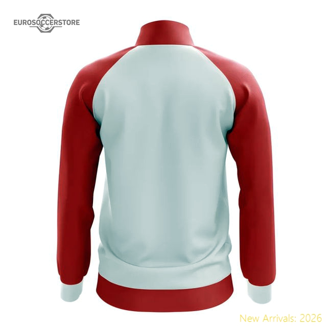 Easter Islands Concept Football Track Jacket (White)-The Soccer Shirt Hub