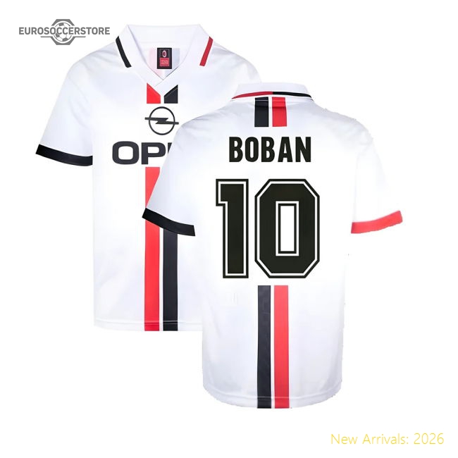 AC Milan 1996 Away Retro Shirt (BOBAN 10)-The Soccer Shirt Hub