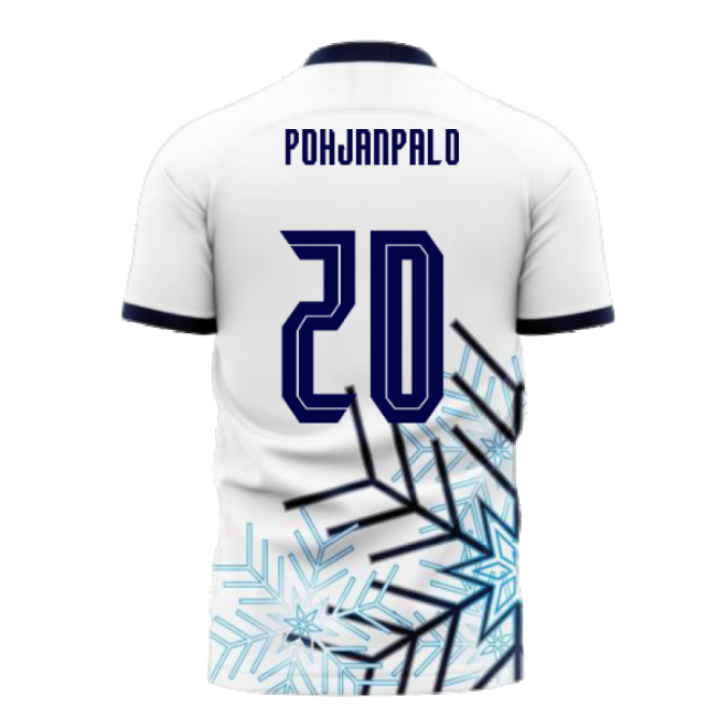 Finland 2025-2026 Home Concept Football Kit (Libero) (POHJANPALO 20)-The Soccer Shirt Hub