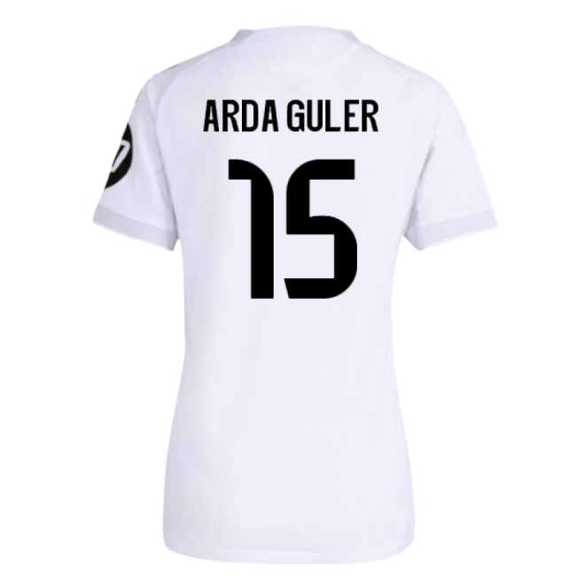 2025-2026 Real Madrid Authentic Home Shirt (Womens) (Arda Guler 15)-The Soccer Shirt Hub